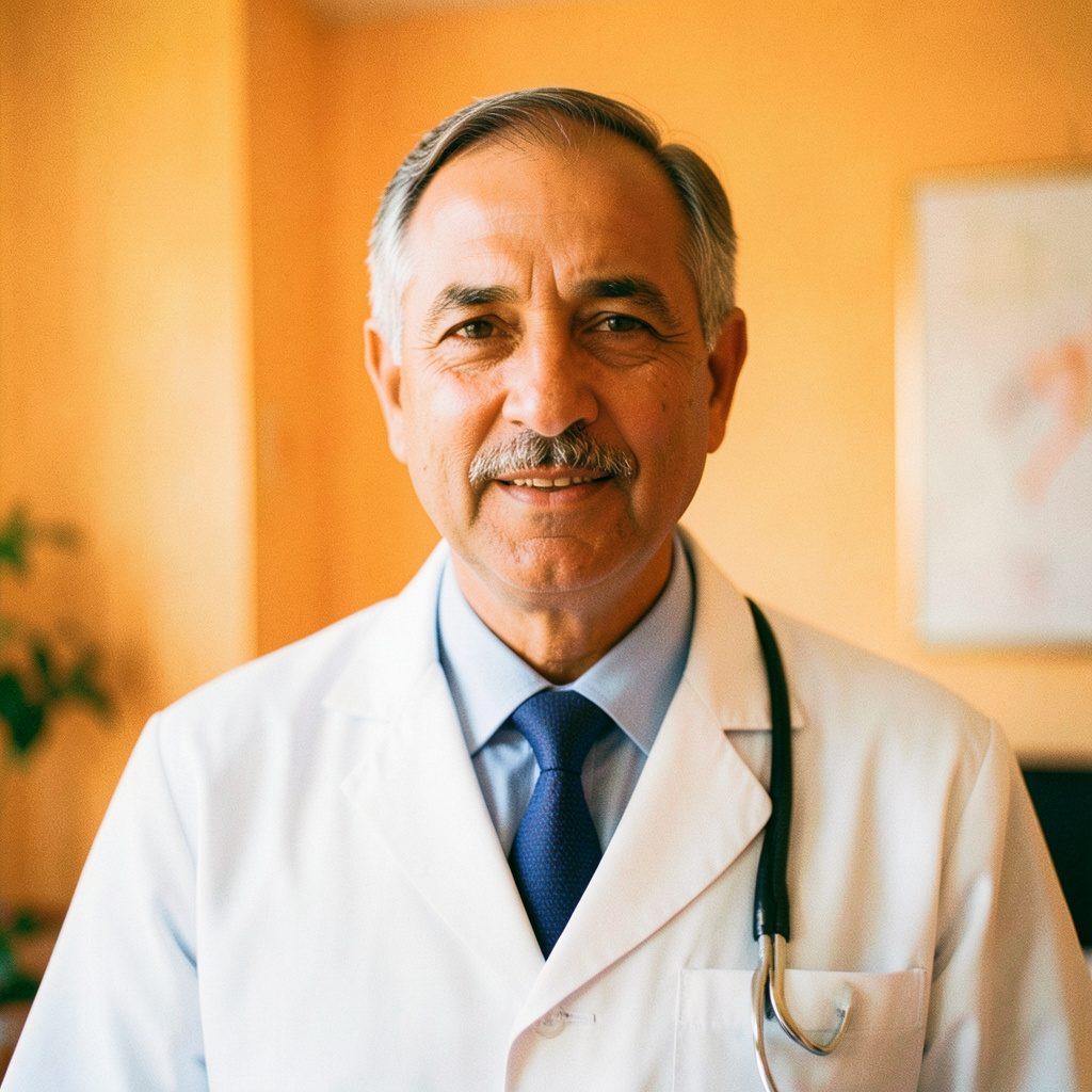 صورة شخصية لرجل يرتدي بدلة رسمية أمام ميكروفون، ألوان دافئة وإضاءة طبيعية